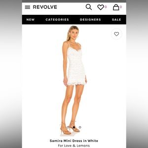 For Love And Lemons Samir’s Dress White